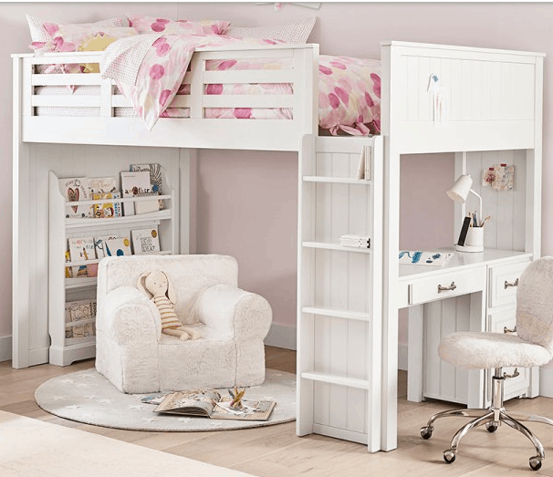 40+ Girls Bedroom Ideas With An Awesome Play Space