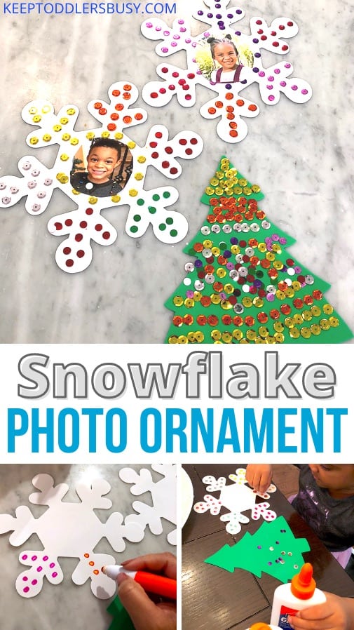 5 Foam Snowflake Ornament W/glitter White