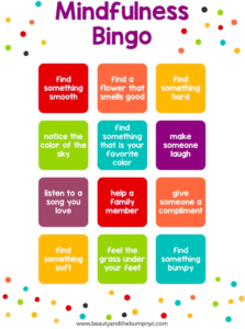 mindfulness bingo