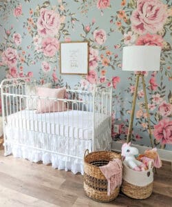 ashley-estep-baby-girl-nursery-pink-rose-wallpaper-