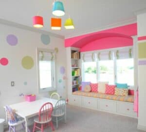 Cool-lighting-goes-along-with-the-shades-used-in-the-girsl-playroom