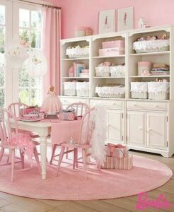 Pink-Barbie-Themed-Playroom