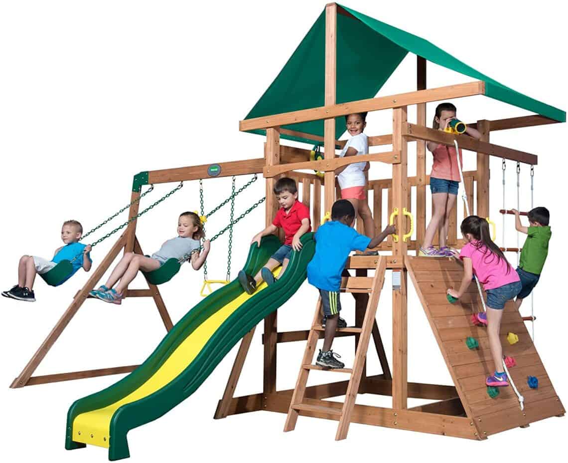 19 Outdoor Swing Sets That Will Make You Want To Be A Kid