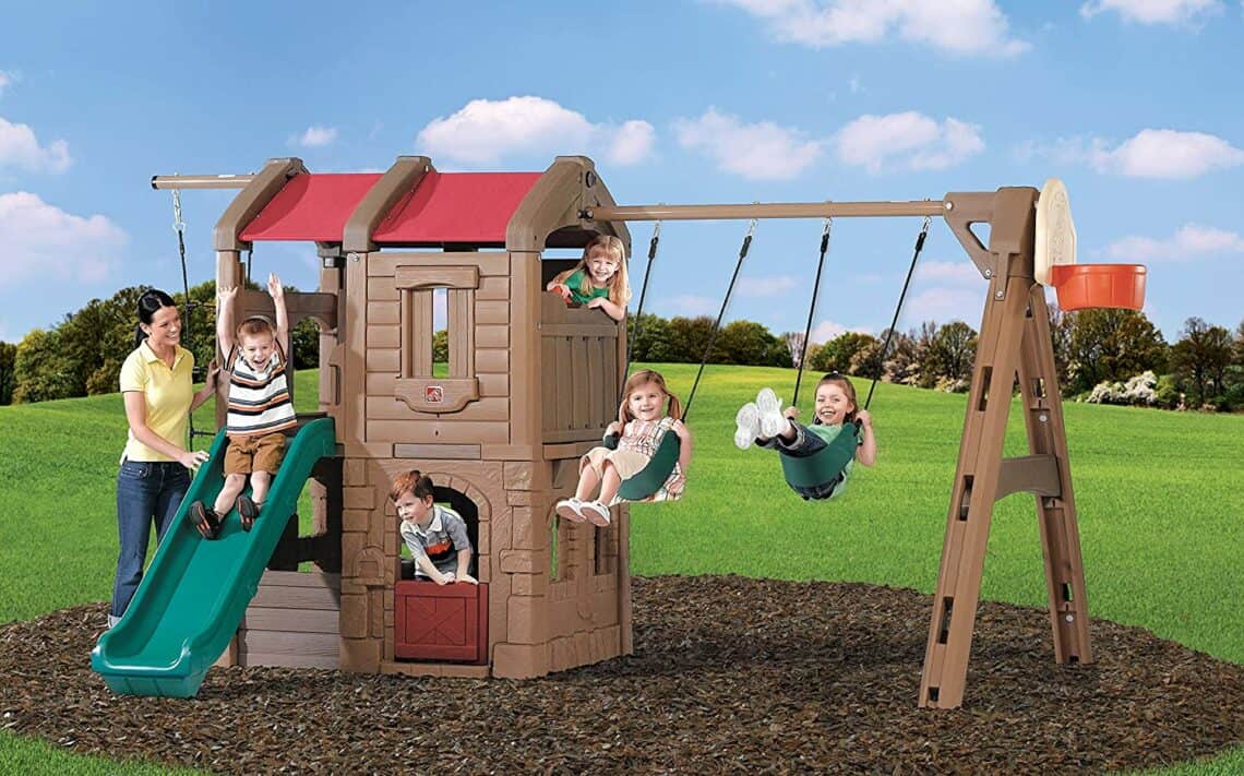 19 Outdoor Swing Sets That Will Make You Want To Be A Kid