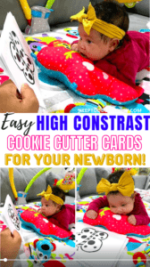 HIGH CONTRAST CARDS FOR NEWBORN TUMMYTIME