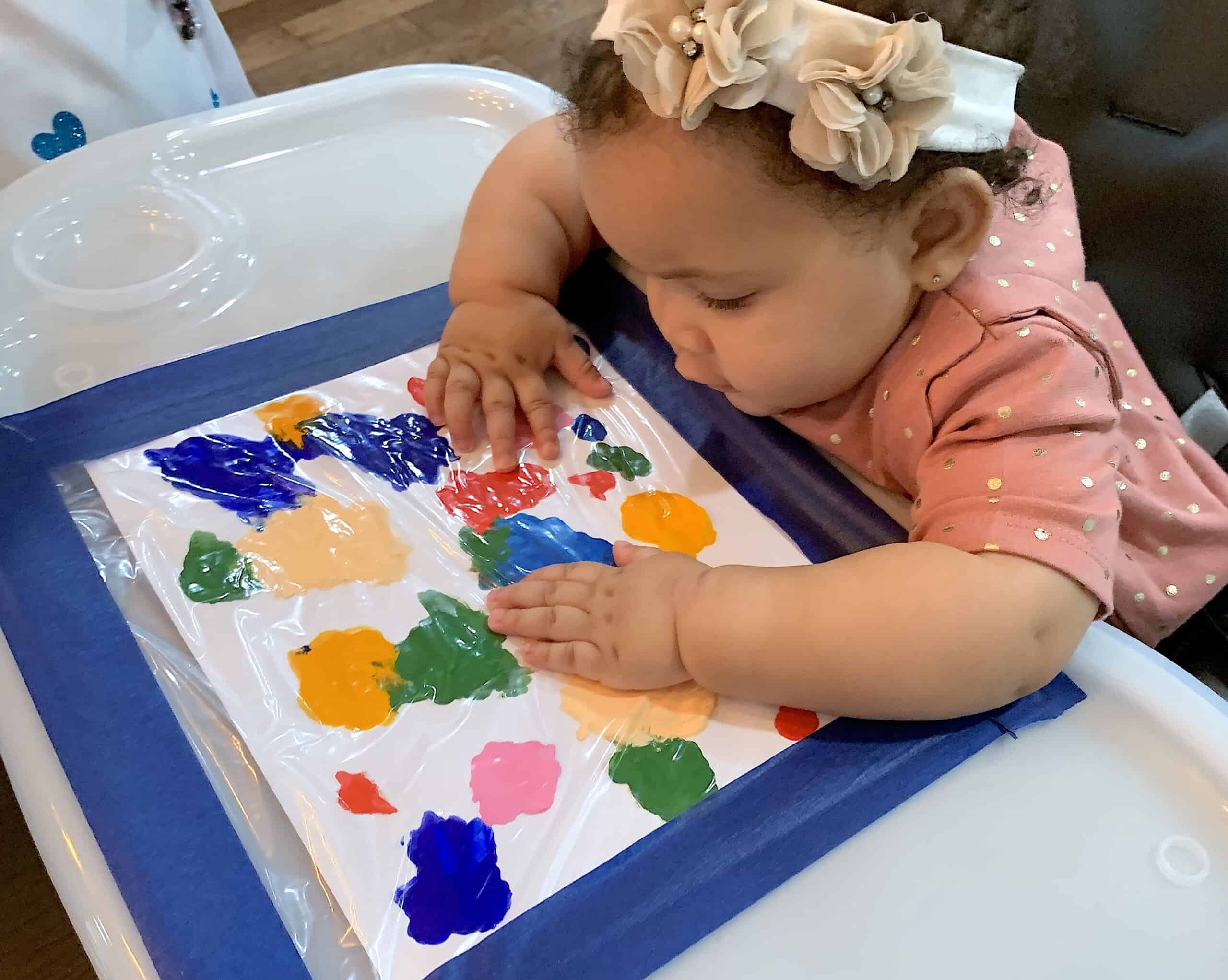 Mess Free Painting with Babies or Toddlers