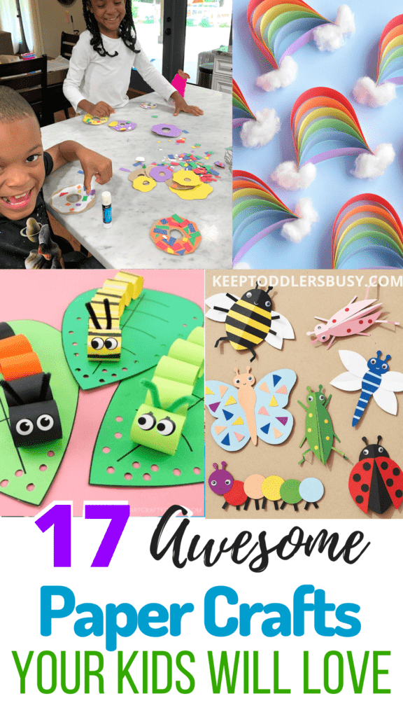 Super Easy Paper Craft Activities for Kids, paper, 10 Fun Paper Crafts  You Will Love :), By Kids Art & Craft