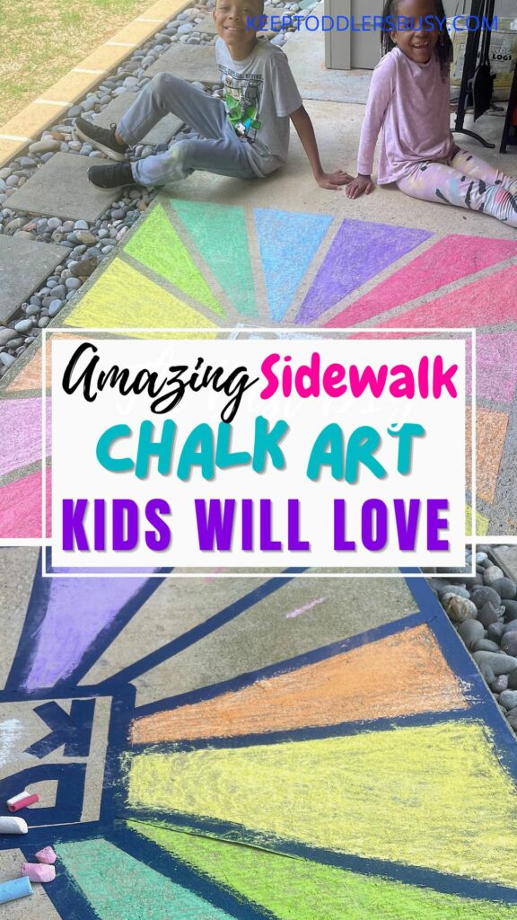 sidewalk chalk art