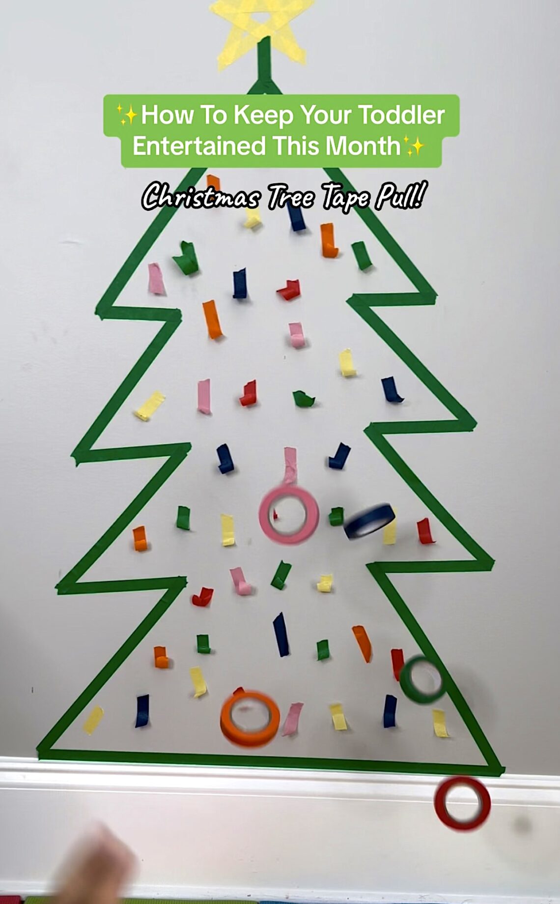 An Easy Christmas Tree Activity Your Toddler Will Love