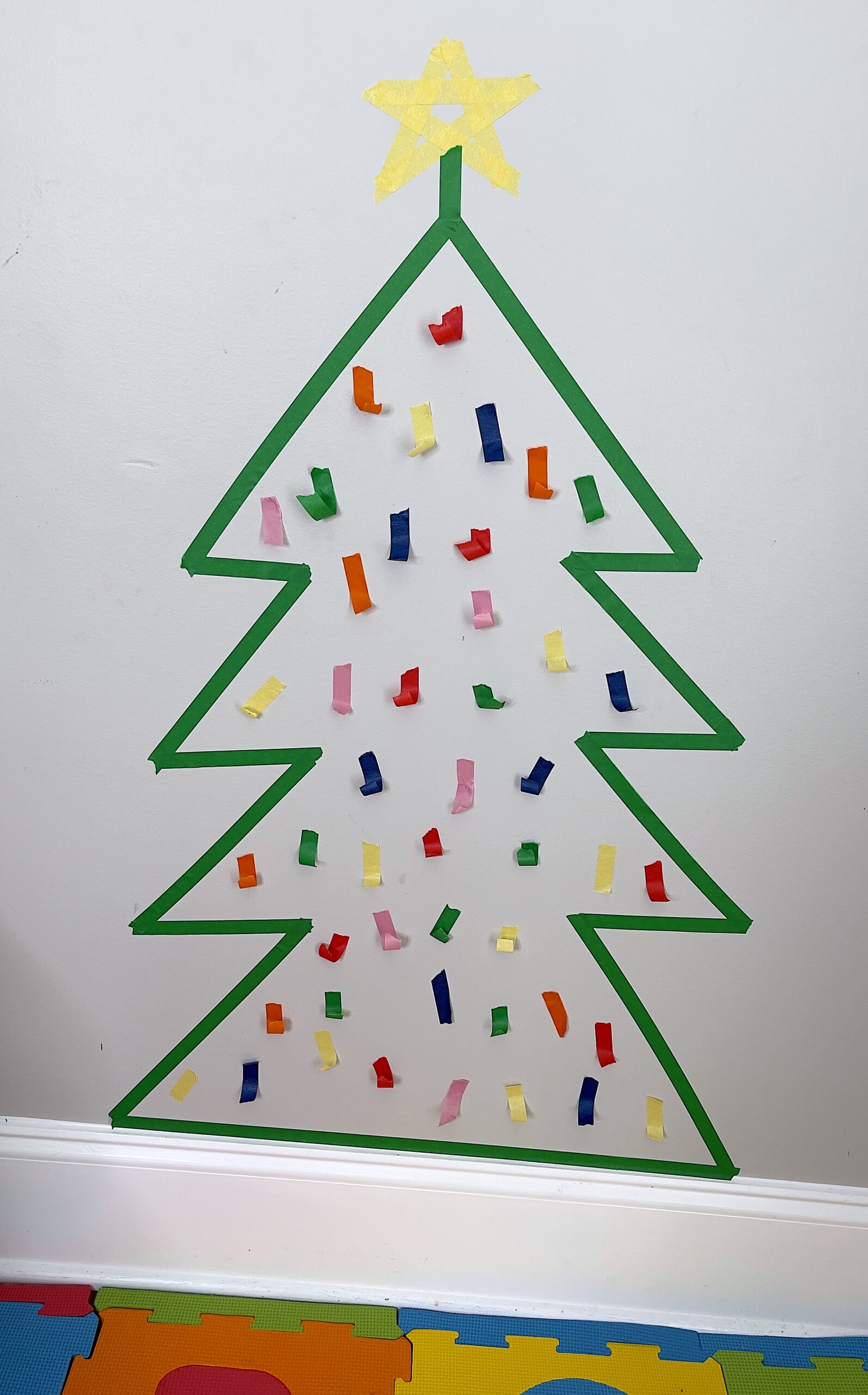An Easy Christmas Tree Activity Your Toddler Will Love