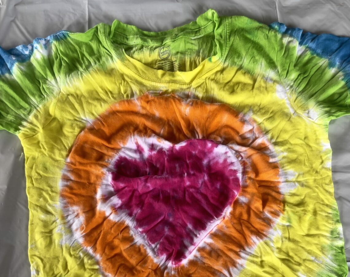 Heart Tie Dye Shirt